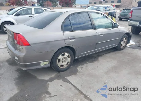 2005 Honda Civic Hybrid из США, поврежденный, VIN JHMES96695S010553